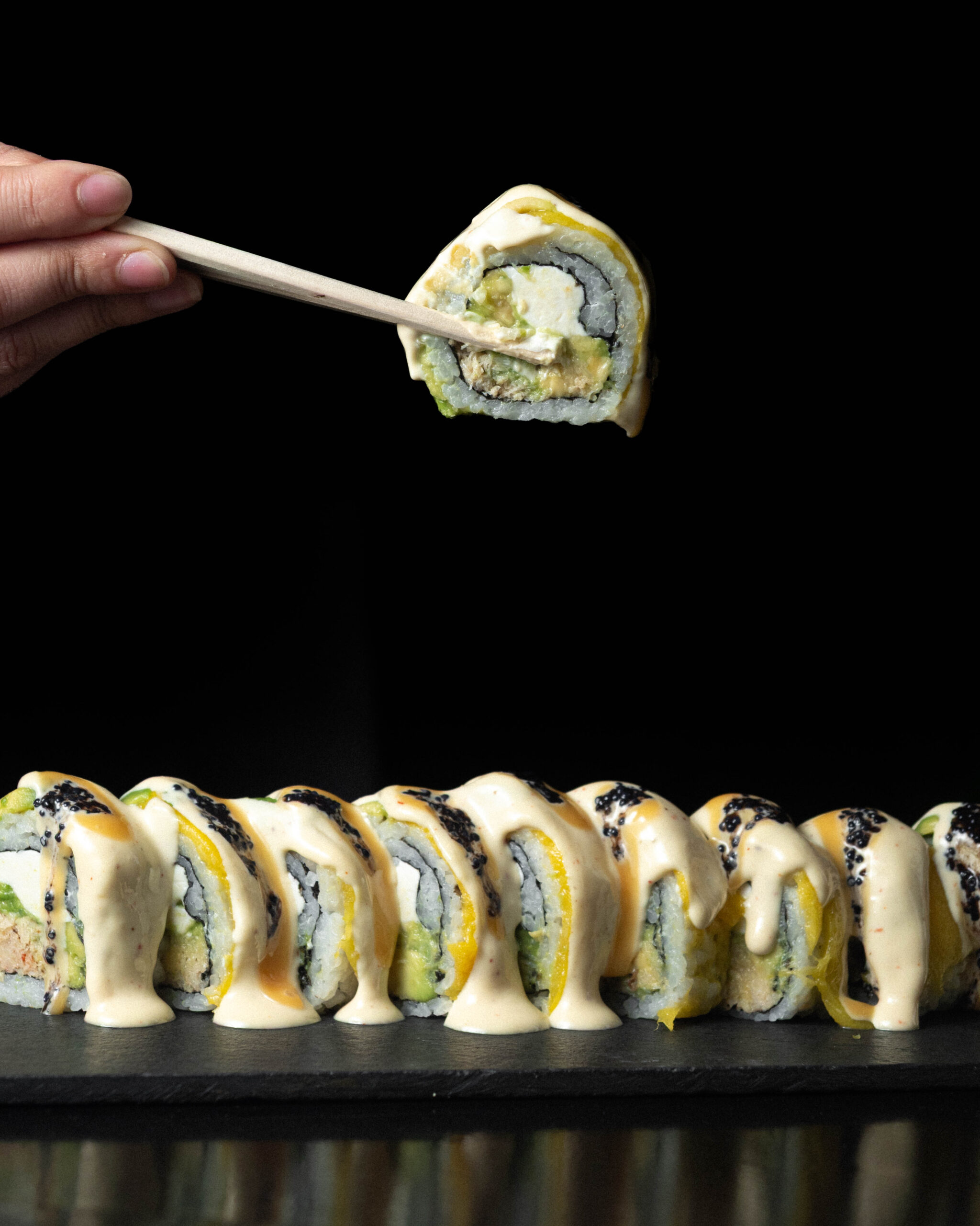 tropical crab roll tropical crab roll