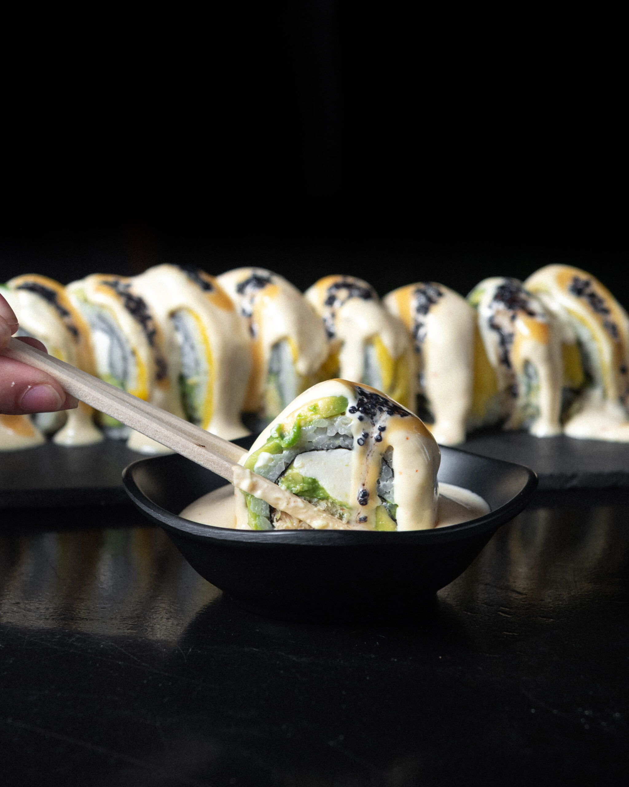 tropical crab roll tropical crab roll